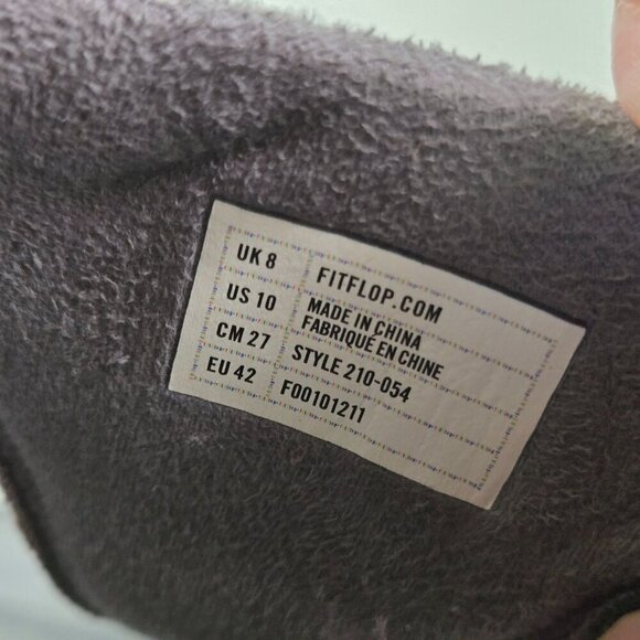 Fitflop Walkstar Bronze Leather Thong Comfort Sandals Size 10 - Picture 7 of 7